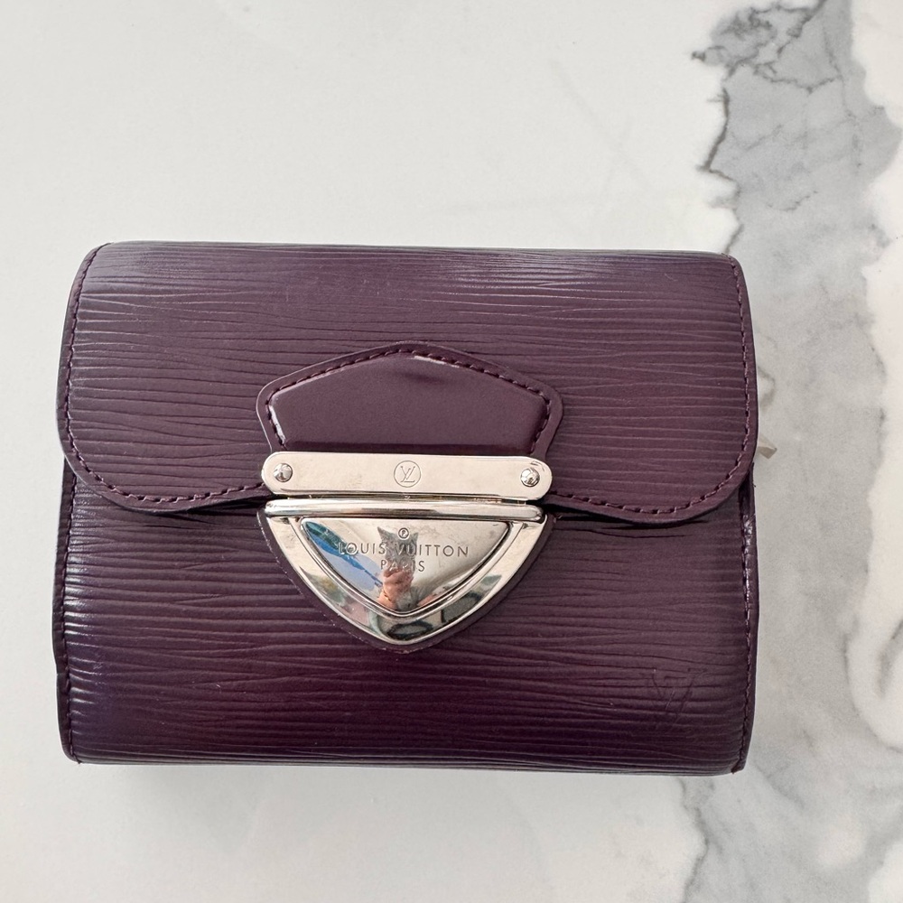 Louis Vuitton Purple Clutch